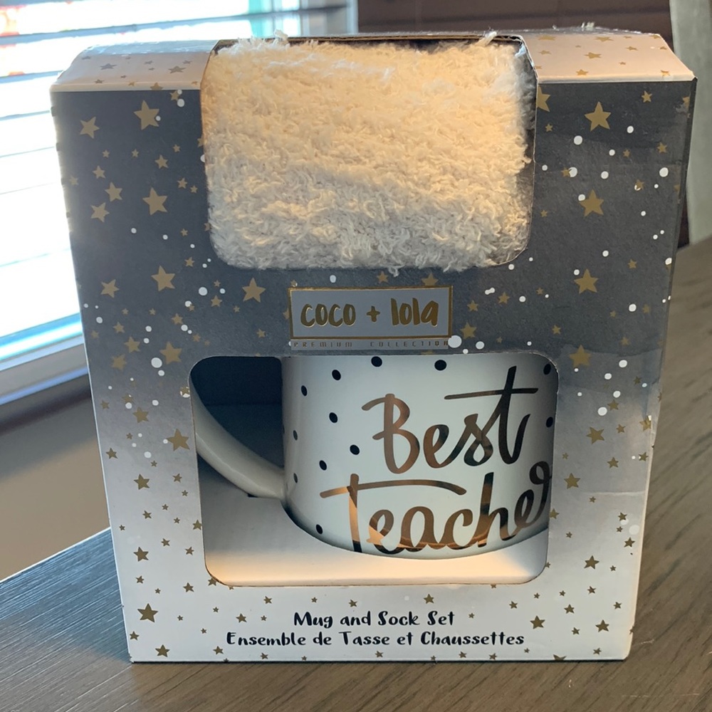 Coco and Lola Mug and Sock set - Best Teacher